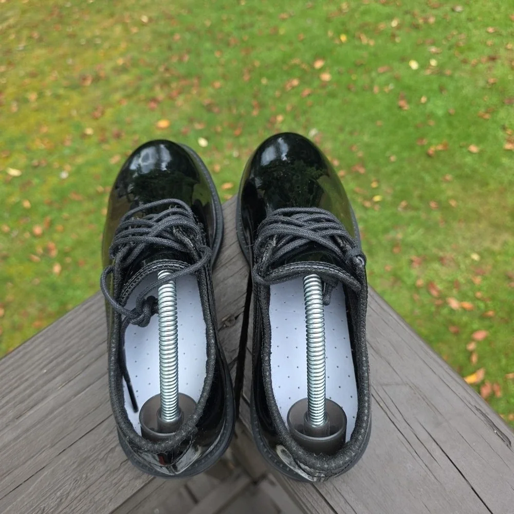 Original S.w.a.t. Uniform Dress Oxford Shoes Men's‎ 5 Shiny Black Lace Up